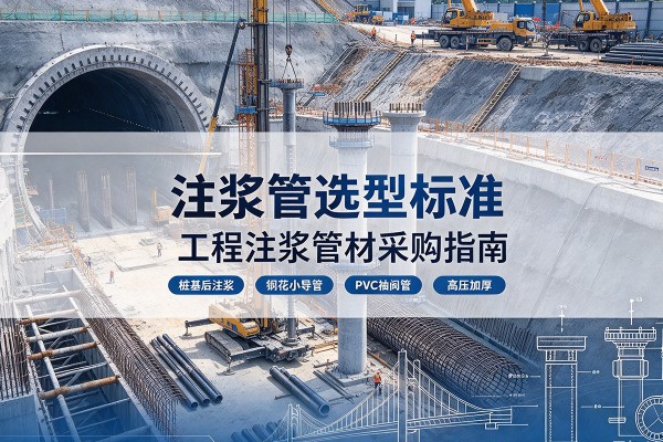 西乡注浆管选型标准