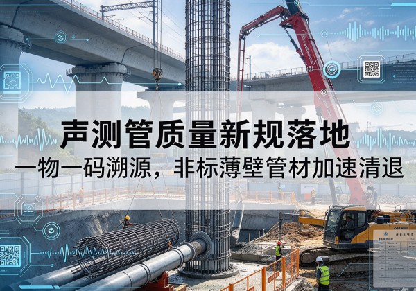 西乡声测管质量新规落地，一物一码溯源，非标薄壁管材加速清退